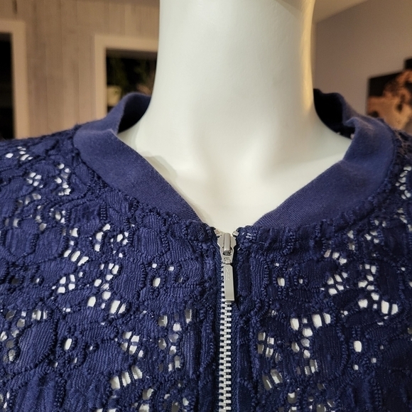 GU - Chrochet Jackets Navy Blue Jacket - Picture 4 of 8